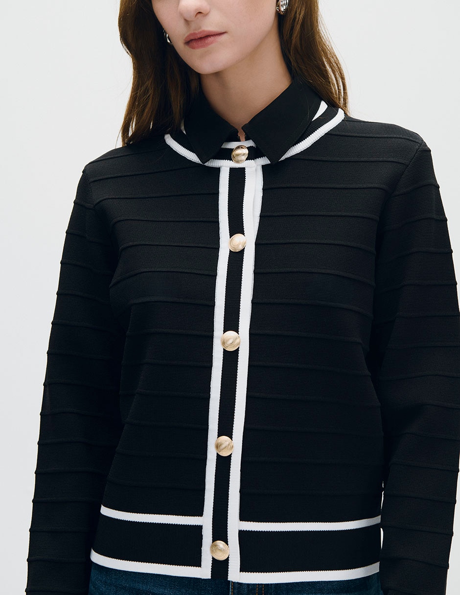Suéter cuello redondo para mujer 2