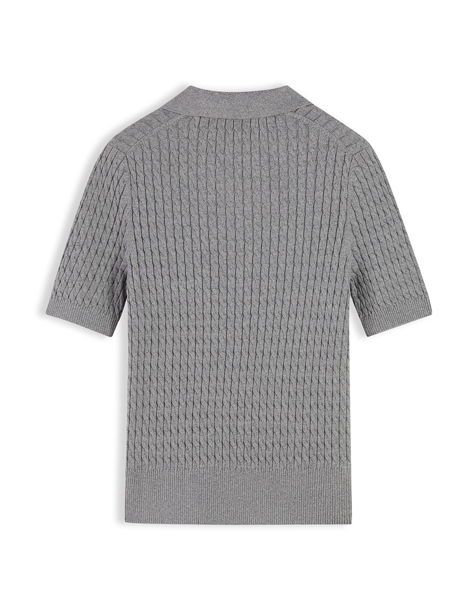 Suéter cuello redondo para mujer 2