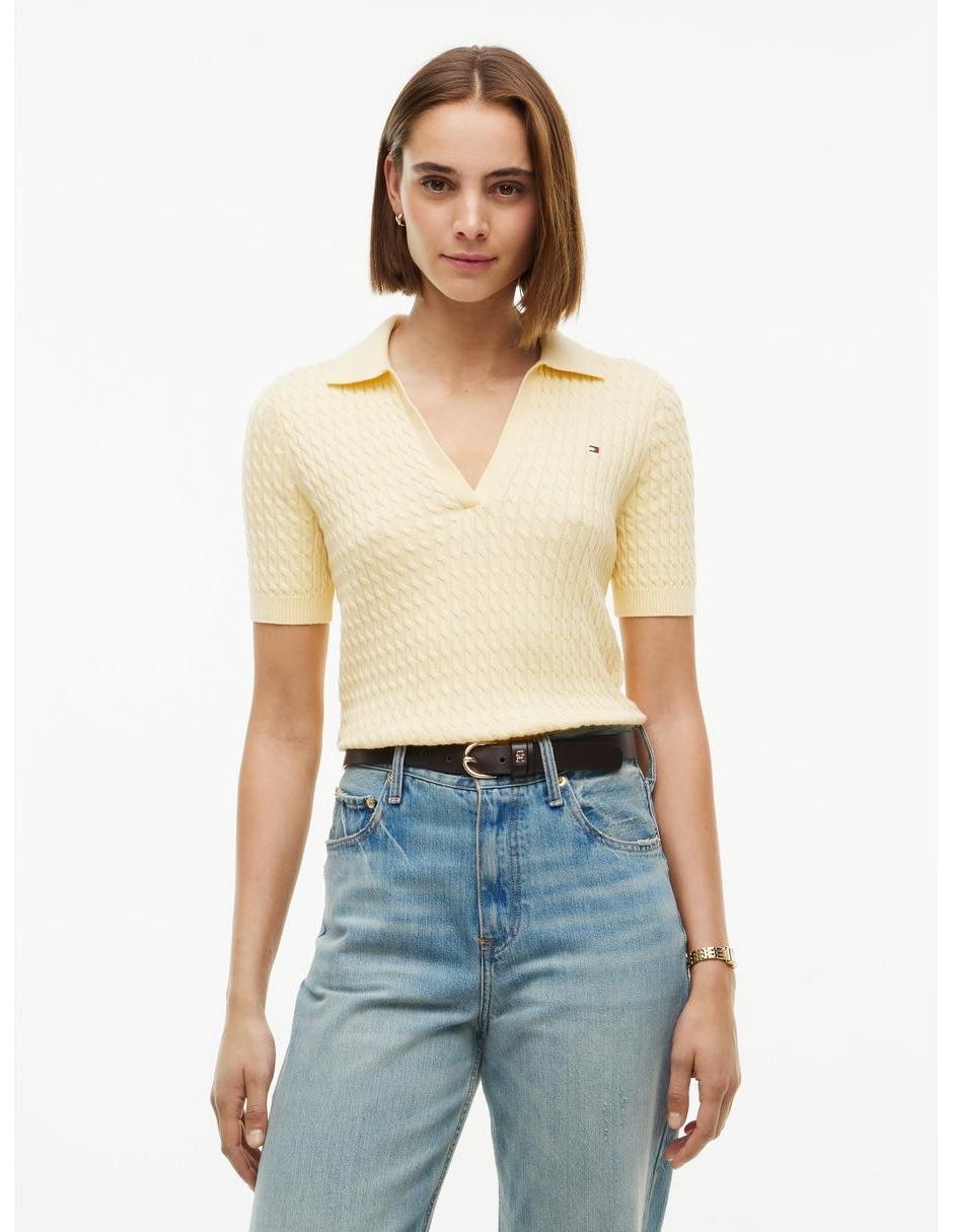 Suéter cuello redondo para mujer