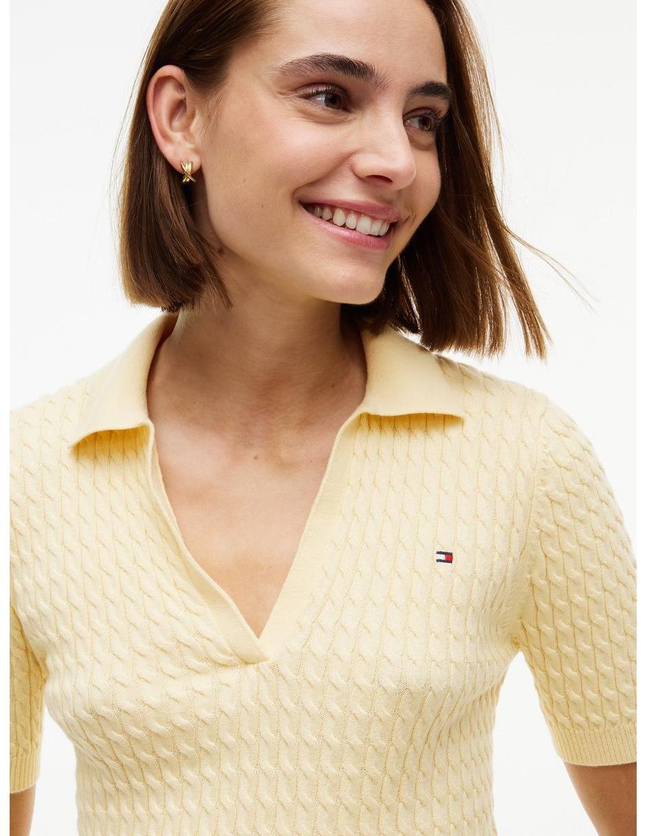 Suéter cuello redondo para mujer 2