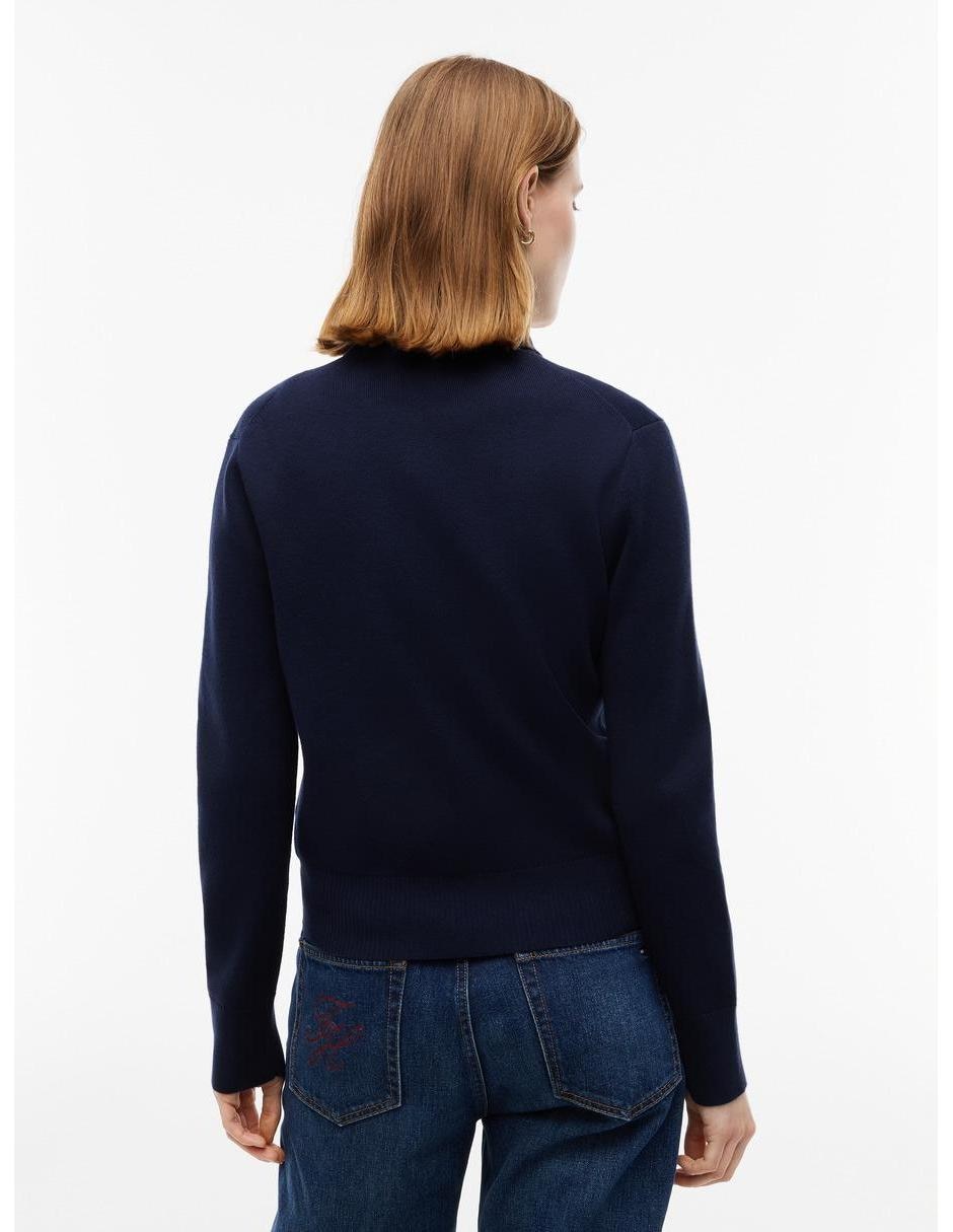 Suéter cuello redondo para mujer 2