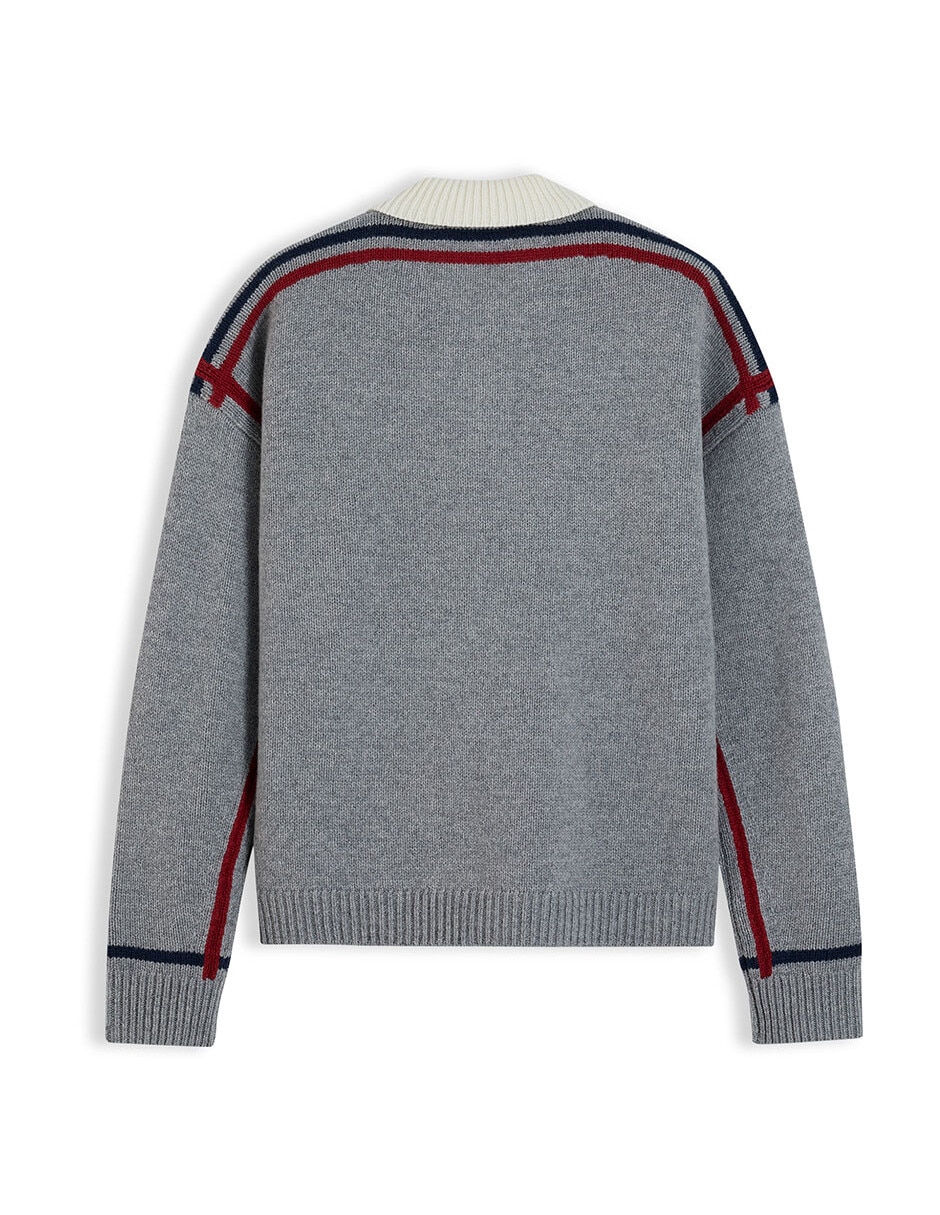 Suéter cuello redondo para mujer 4