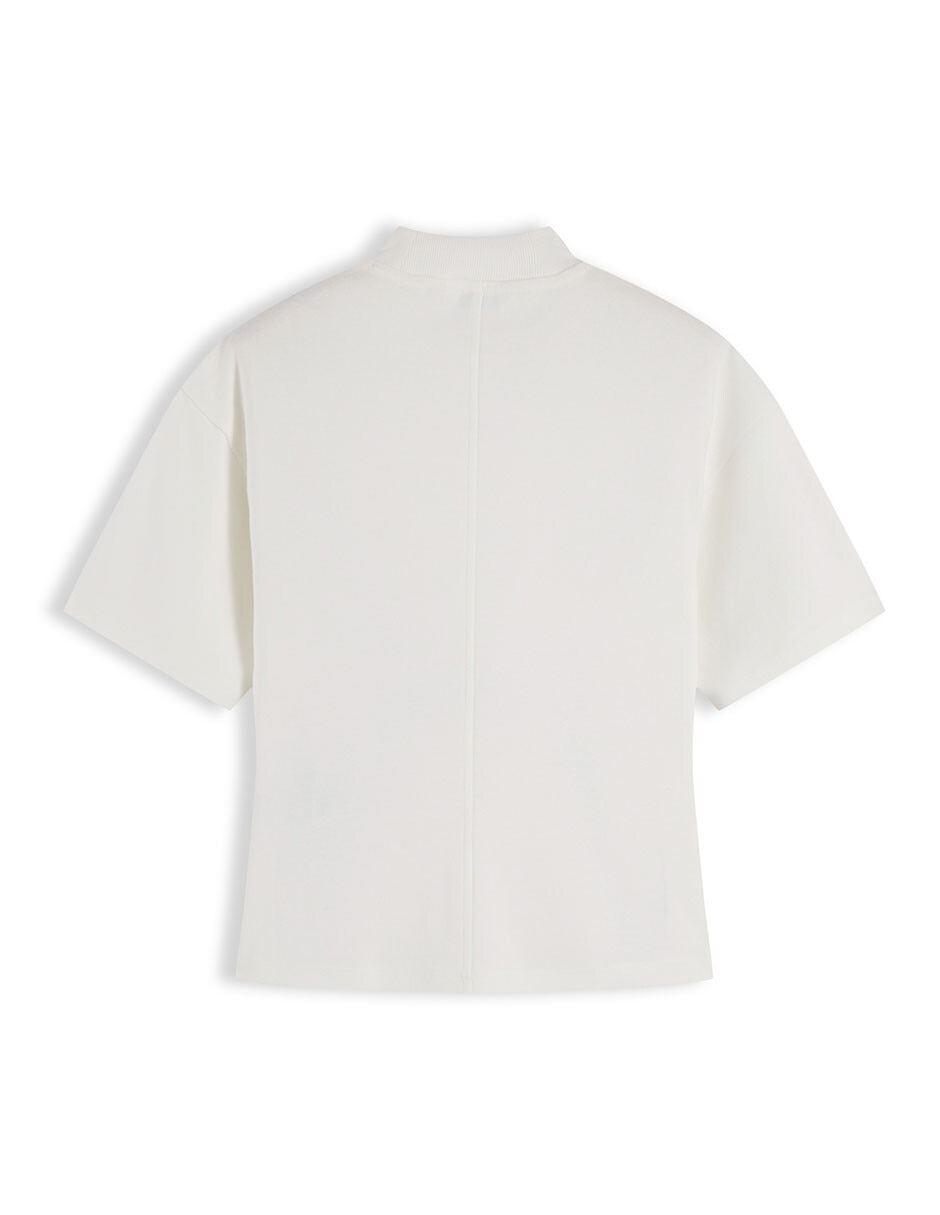 Playera manga corta cuello redondo mujer 2