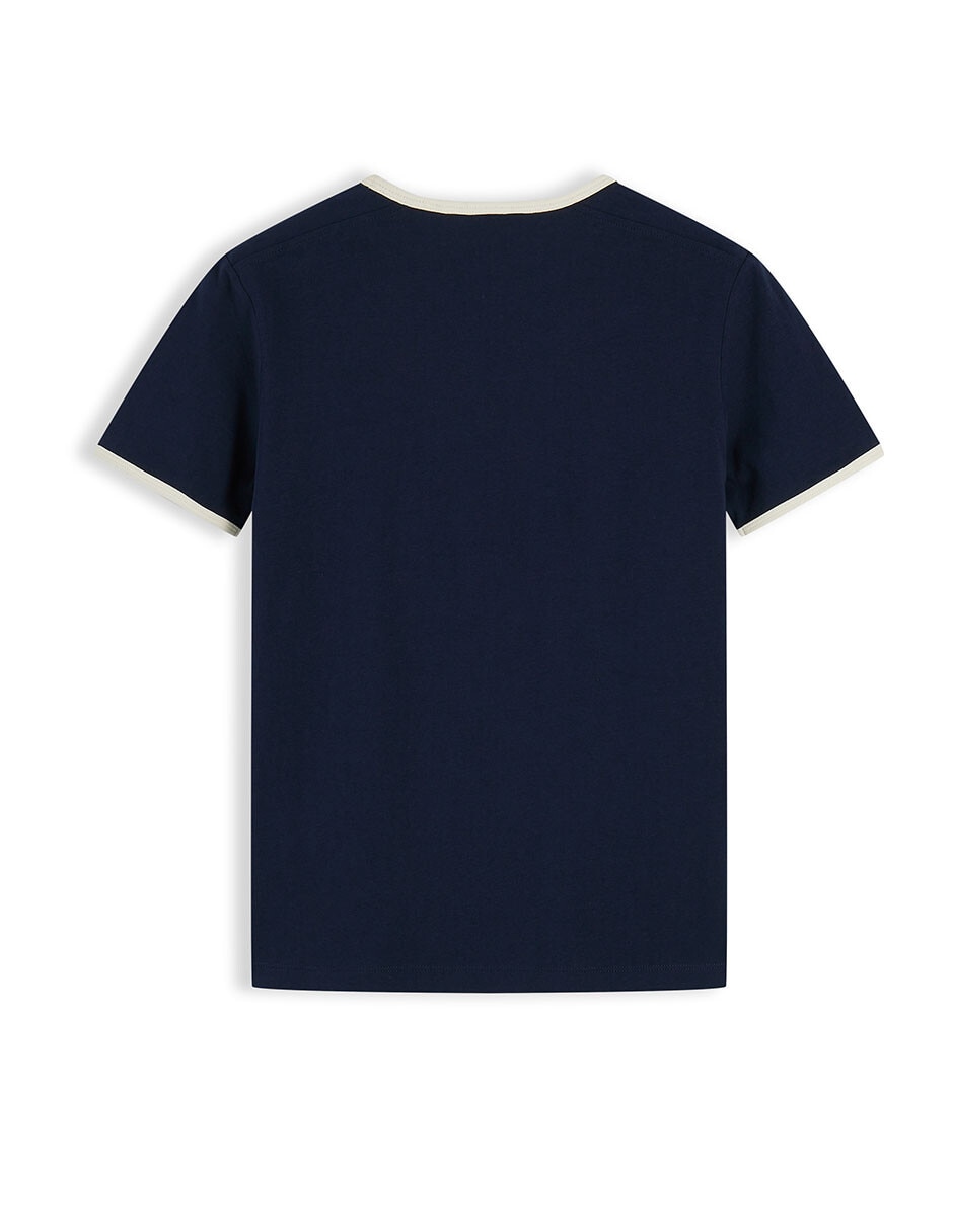 Playera manga corta cuello redondo mujer 3