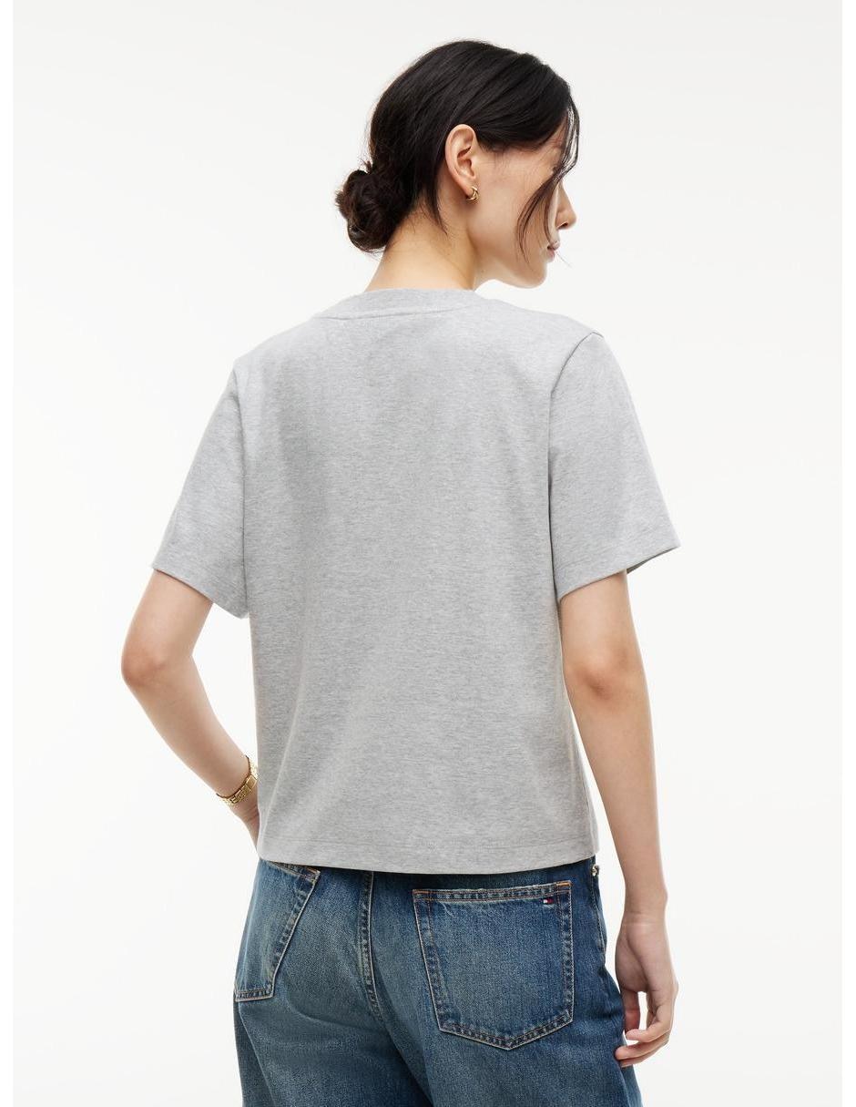 Playera manga corta cuello redondo mujer 2