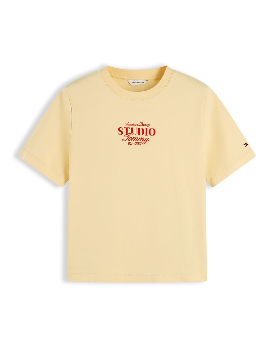 Playera manga corta cuello redondo mujer Playera manga corta cuello redondo mujer