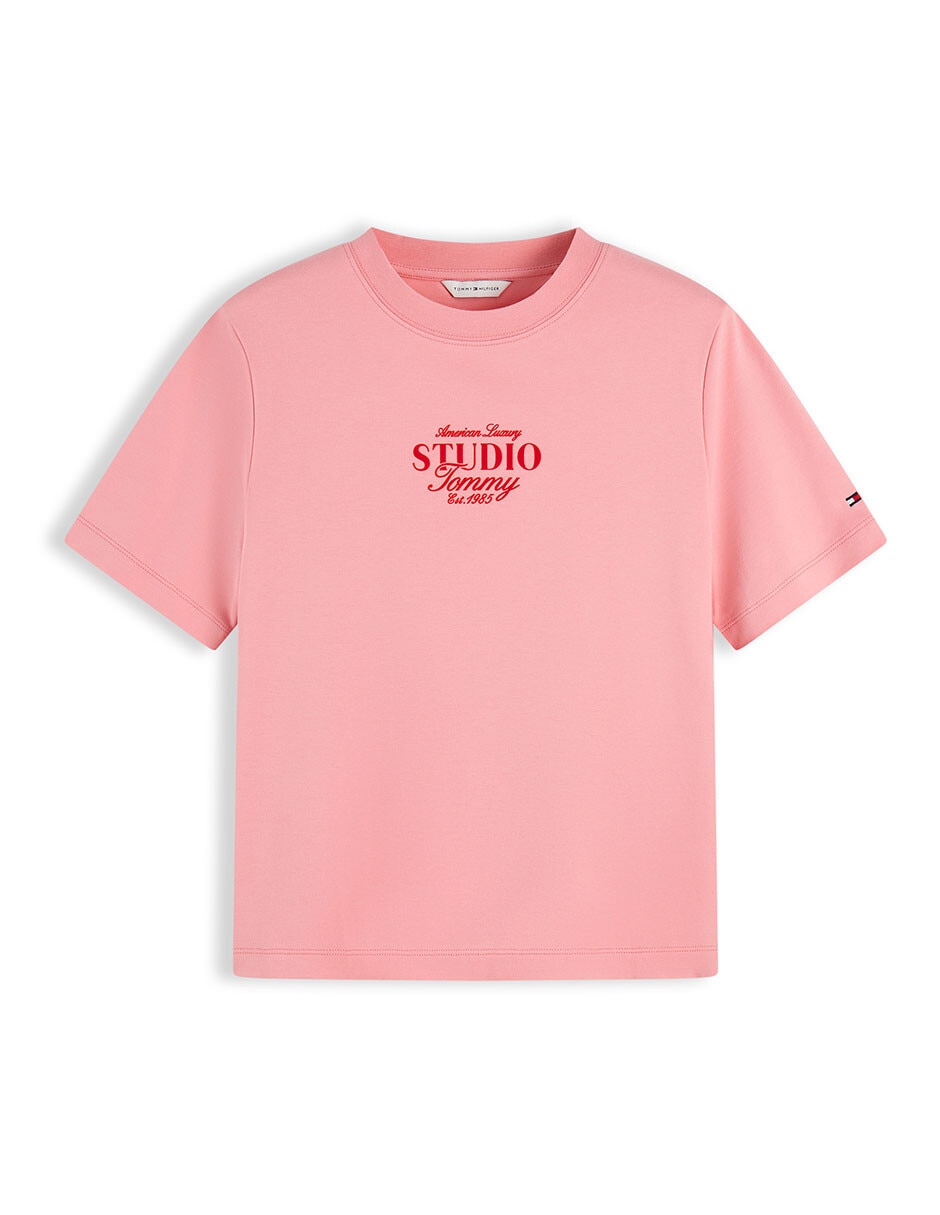 Playera manga corta cuello redondo mujer Playera manga corta cuello redondo mujer