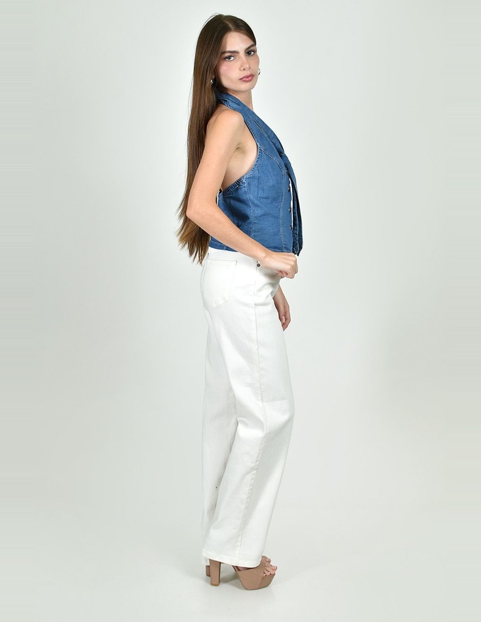 Blusa sin manga para mujer 5