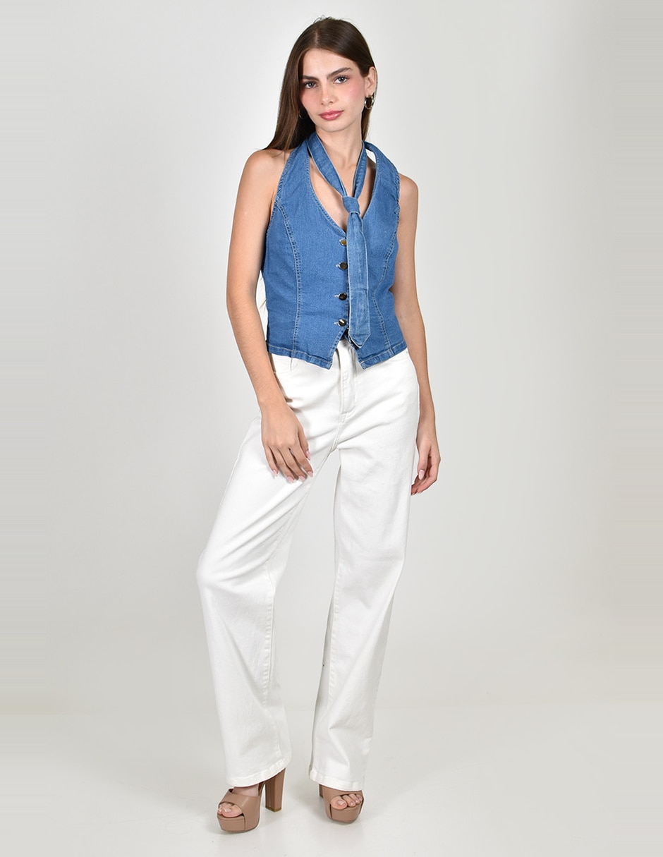 Blusa sin manga para mujer 3