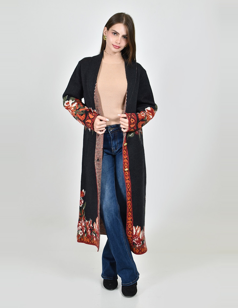 Suéter cuello abierto para mujer