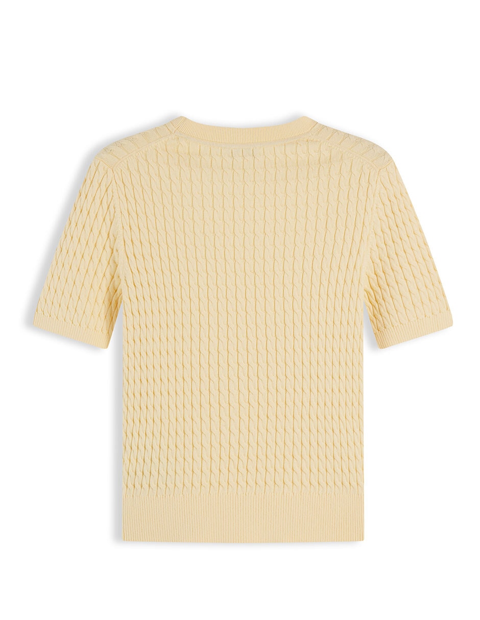 Suéter cuello redondo para mujer 2
