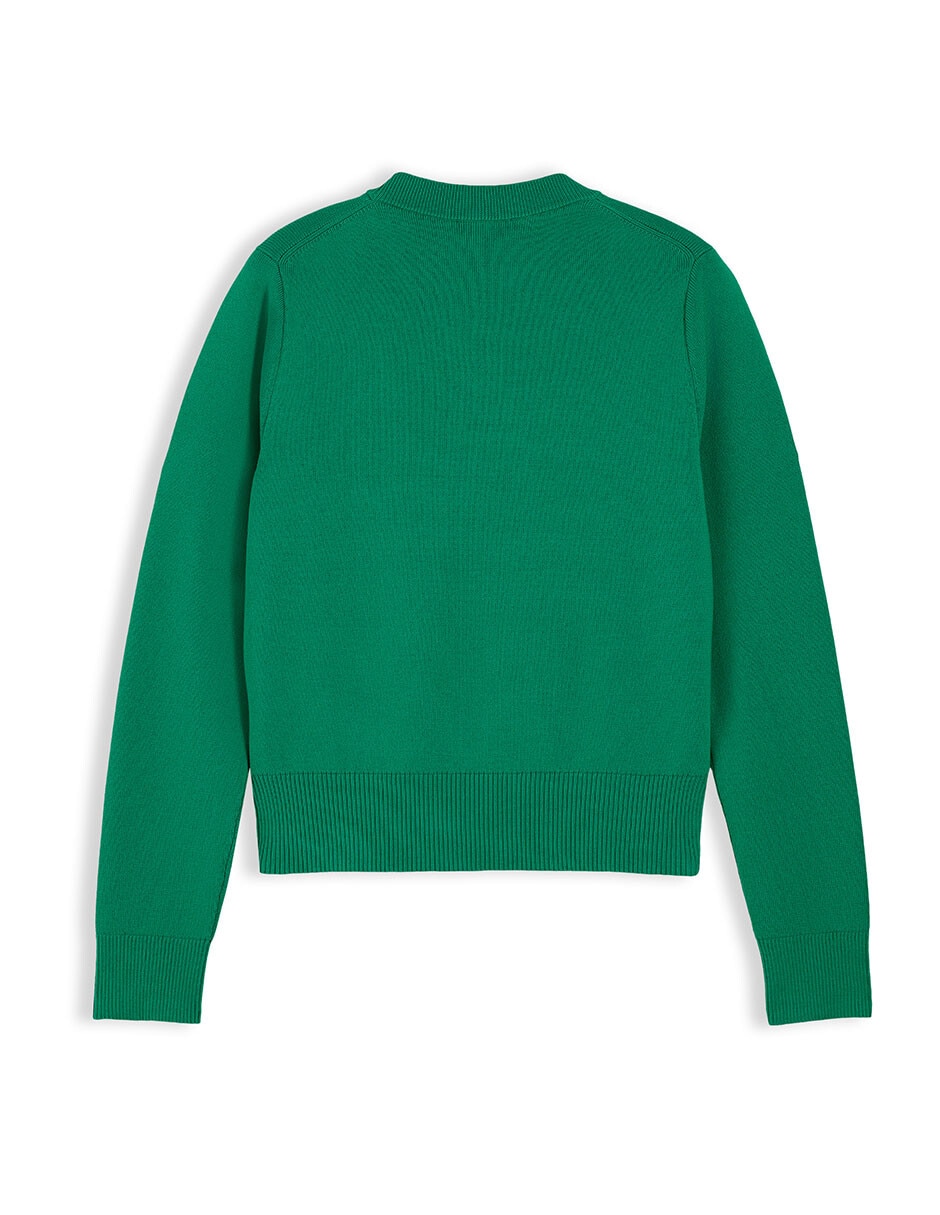 Suéter cuello redondo para mujer 2