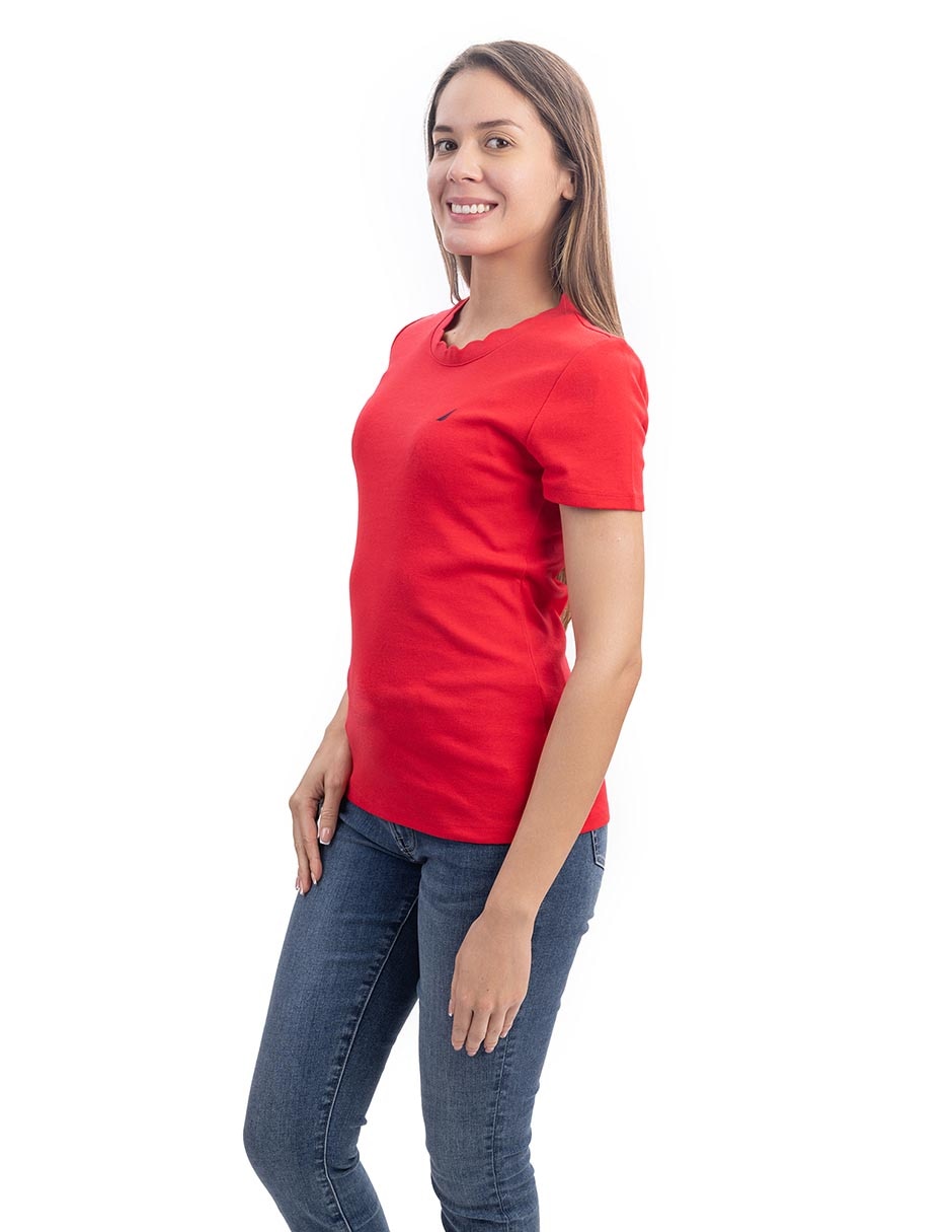 manga Corta cuello Redondo para mujer 5