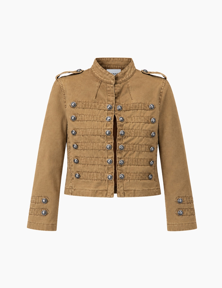 Chamarra casual de algodón para mujer 6