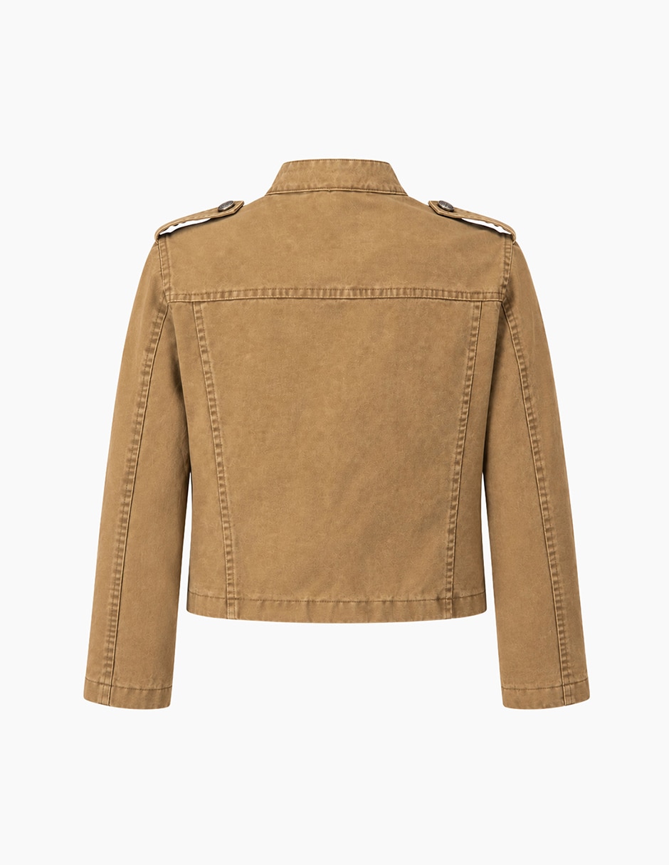 Chamarra casual de algodón para mujer 7