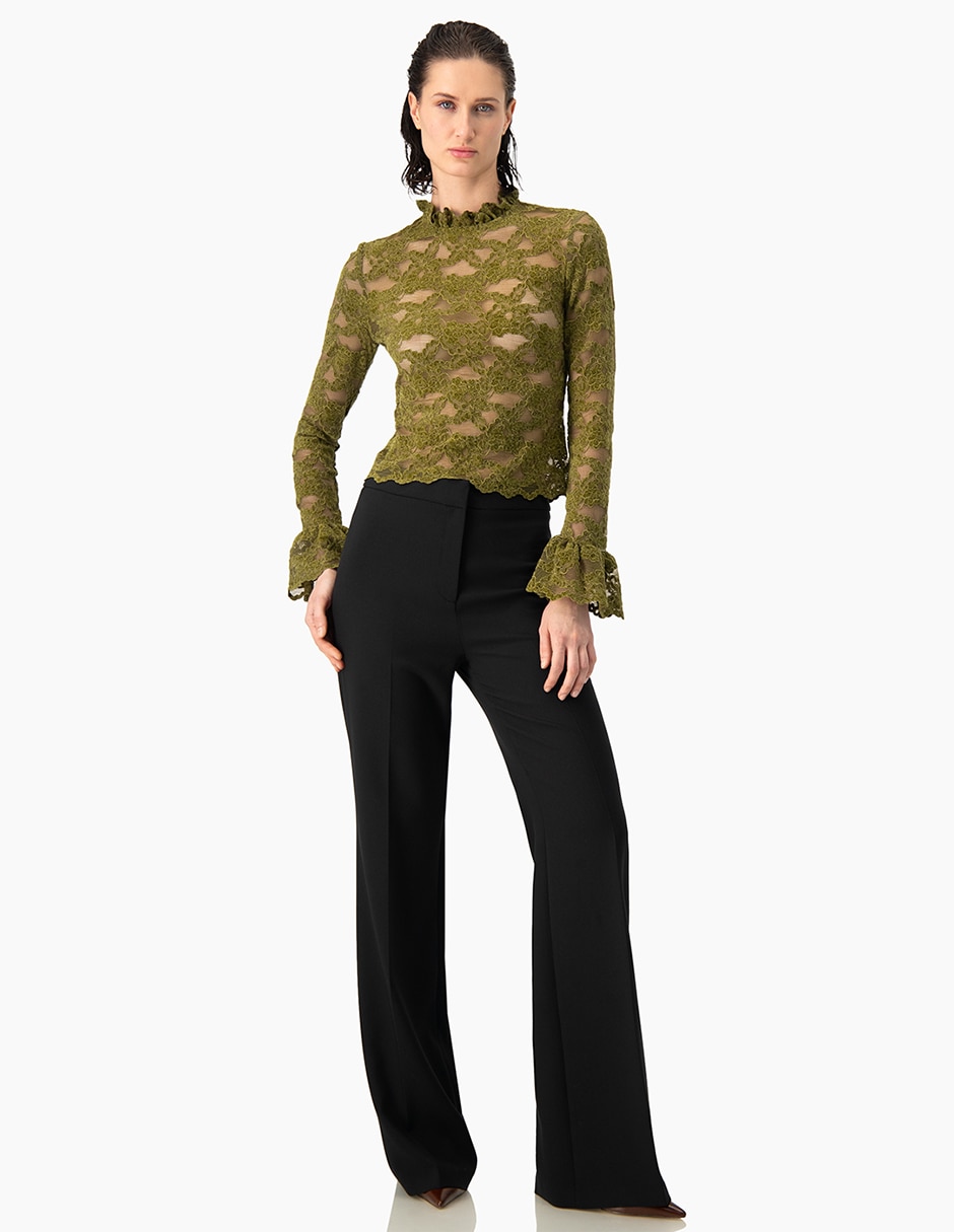 Blusa manga larga para mujer 5