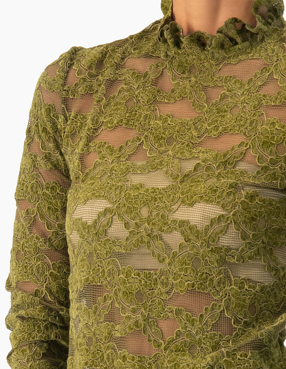 Blusa manga larga para mujer 6