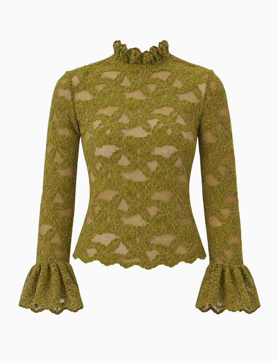 Blusa manga larga para mujer 7