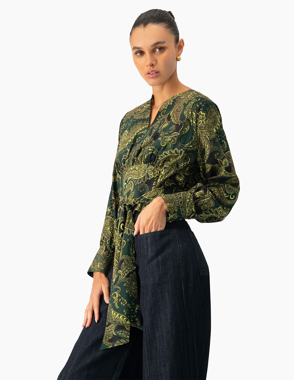 Blusa manga larga para mujer 3