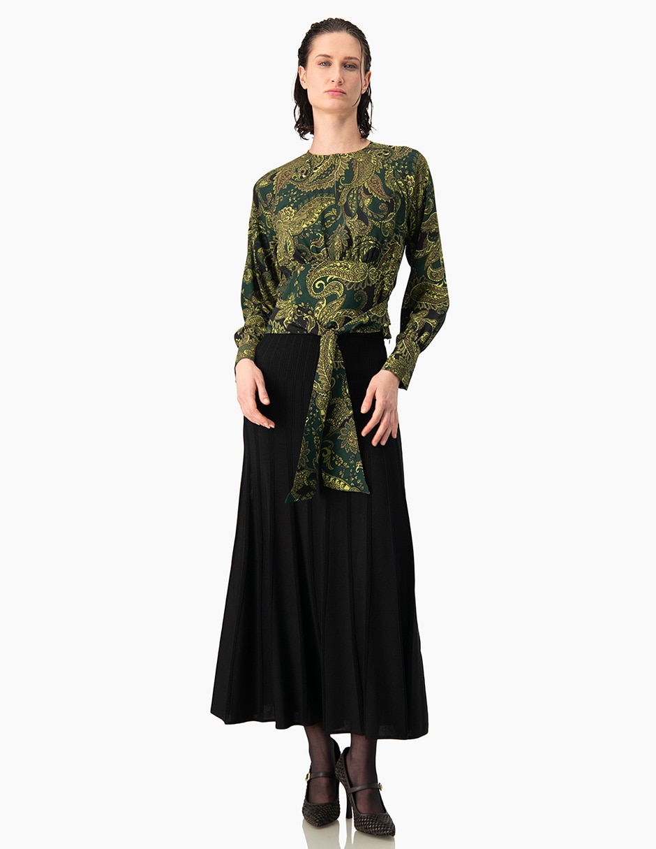 Blusa manga larga para mujer 5