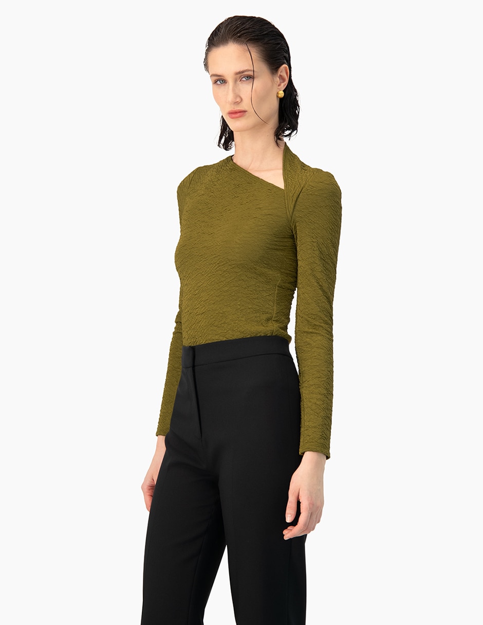 Blusa manga larga para mujer 3