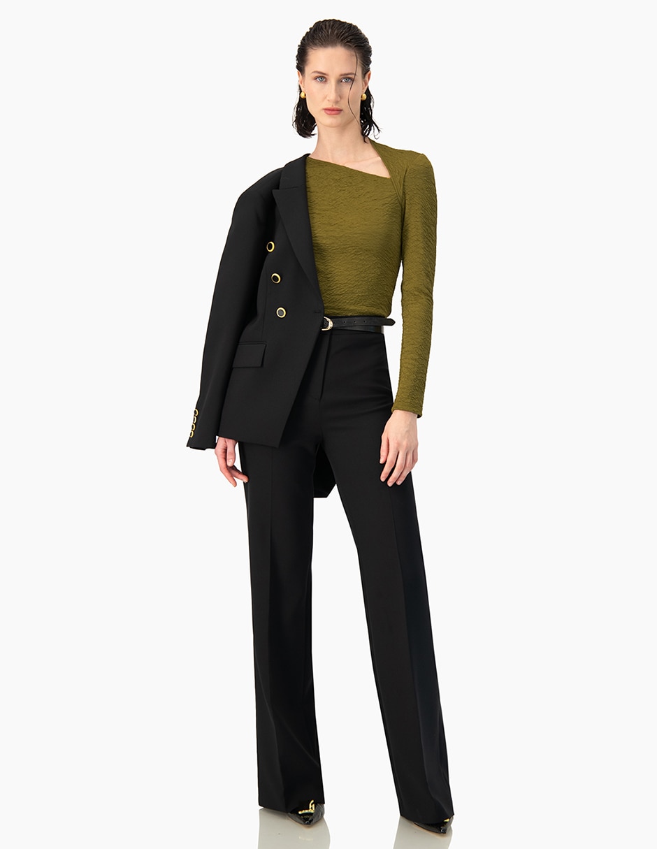 Blusa manga larga para mujer 4