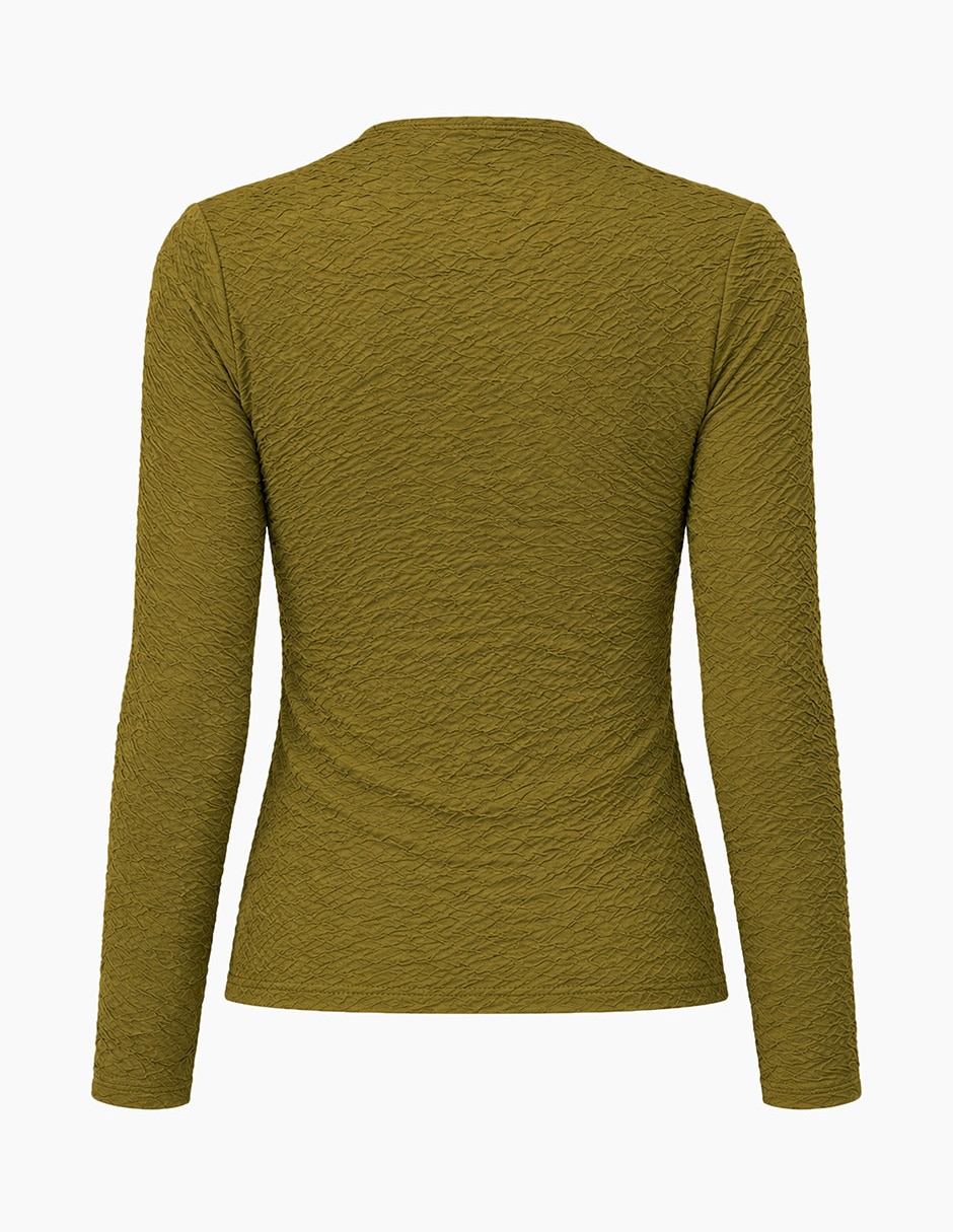 Blusa manga larga para mujer 8