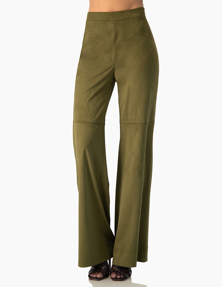 Pantalón acampanado para mujer