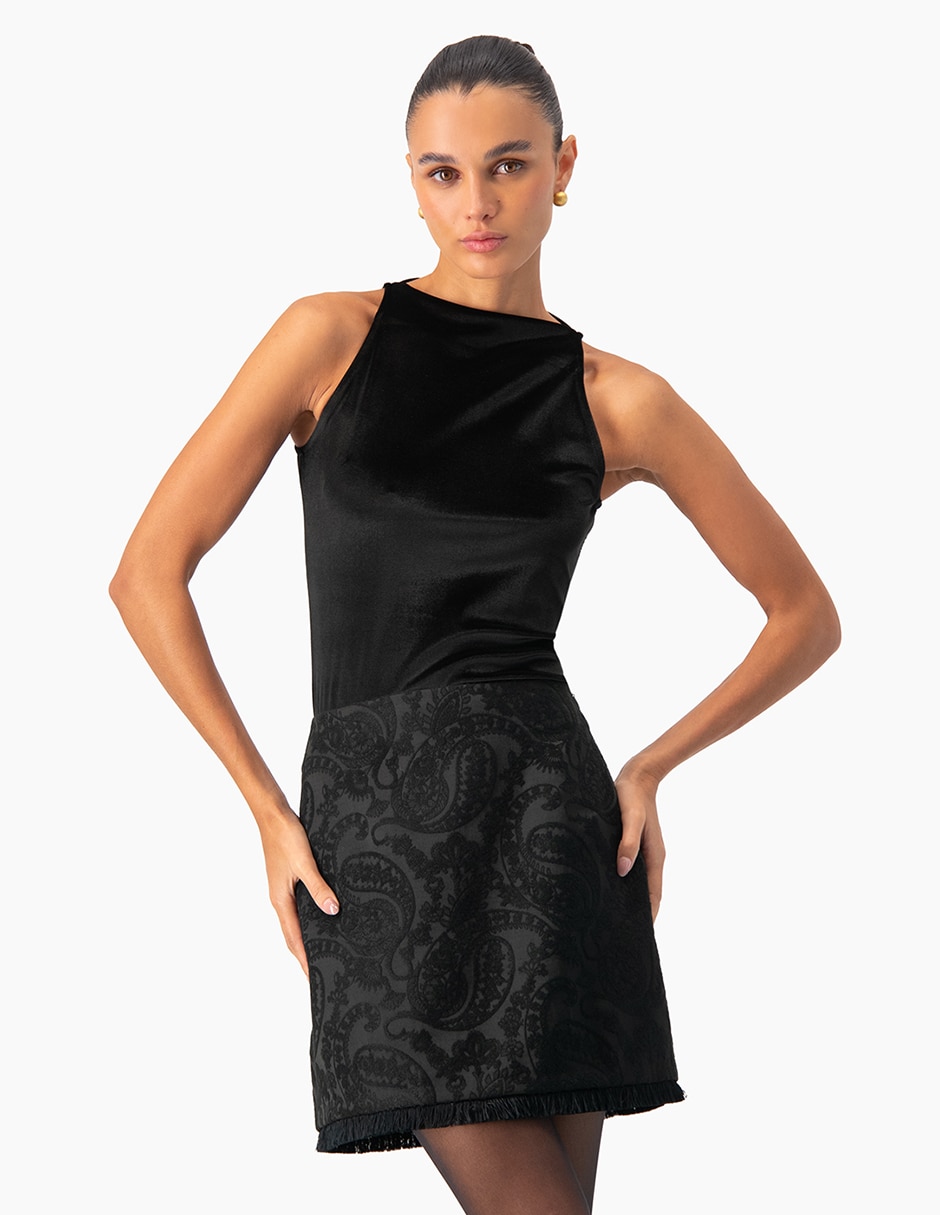 Body cuello redondo para mujer
