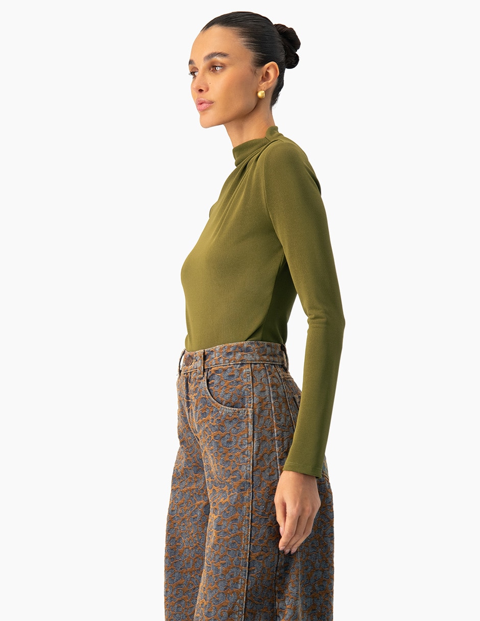 Body con cuello para mujer 3