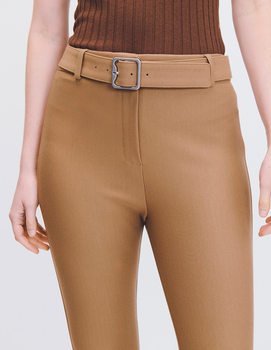 Legging cintura alta con cierre para mujer 4