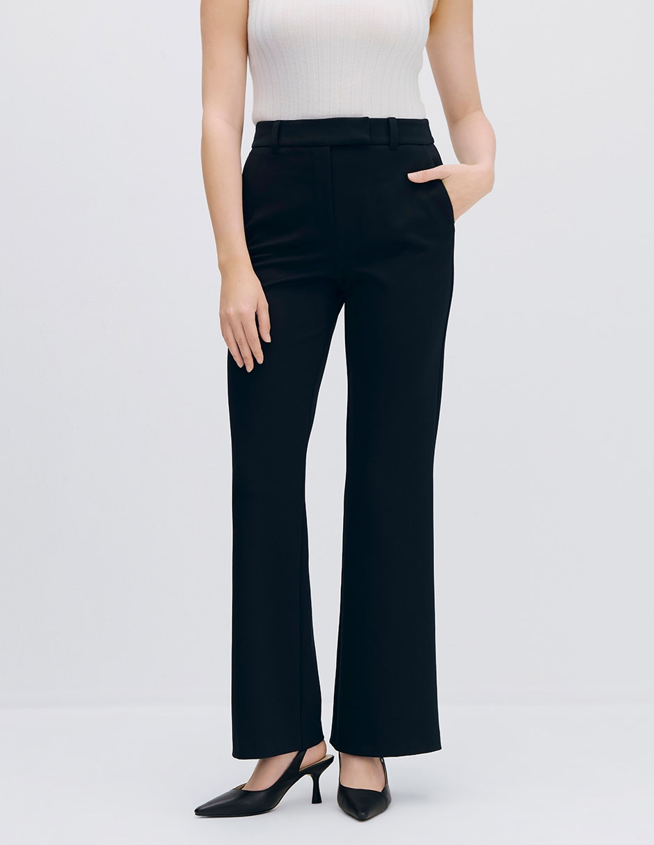 Pantalón acampanado para mujer