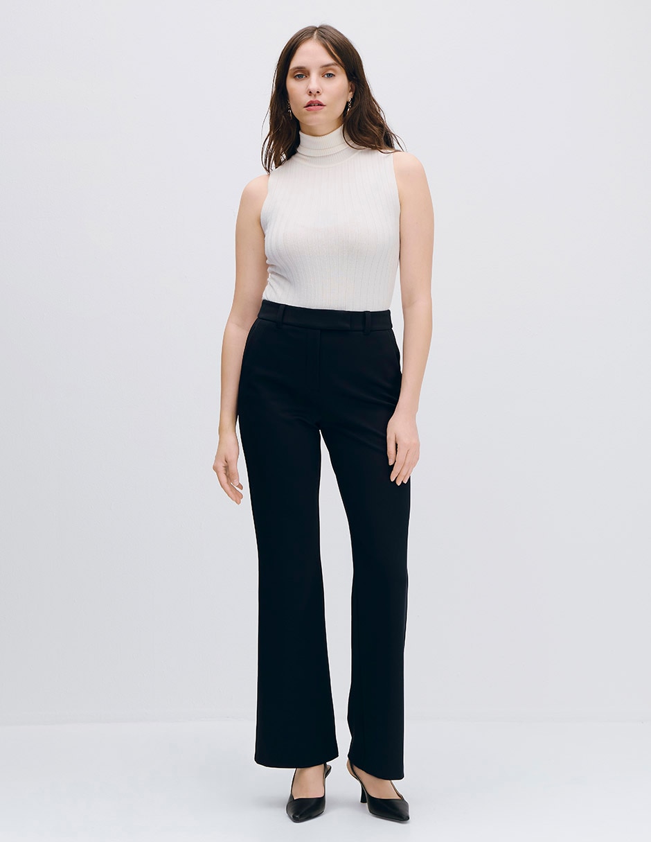 Pantalón acampanado para mujer 2
