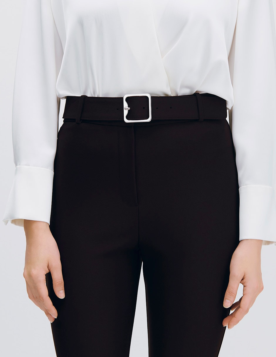 Legging cintura alta con cierre para mujer 4