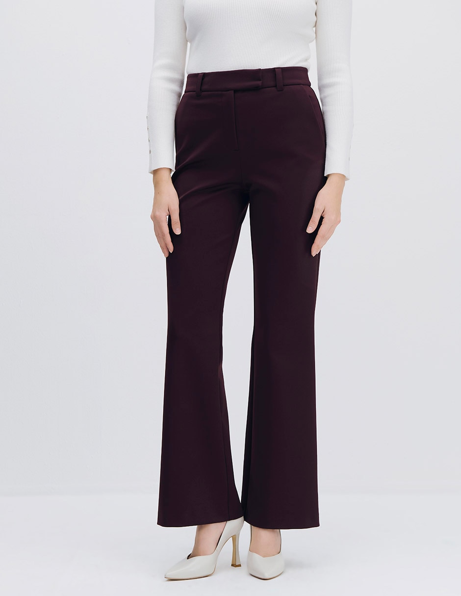 Pantalón acampanado para mujer Pantalón acampanado para mujer