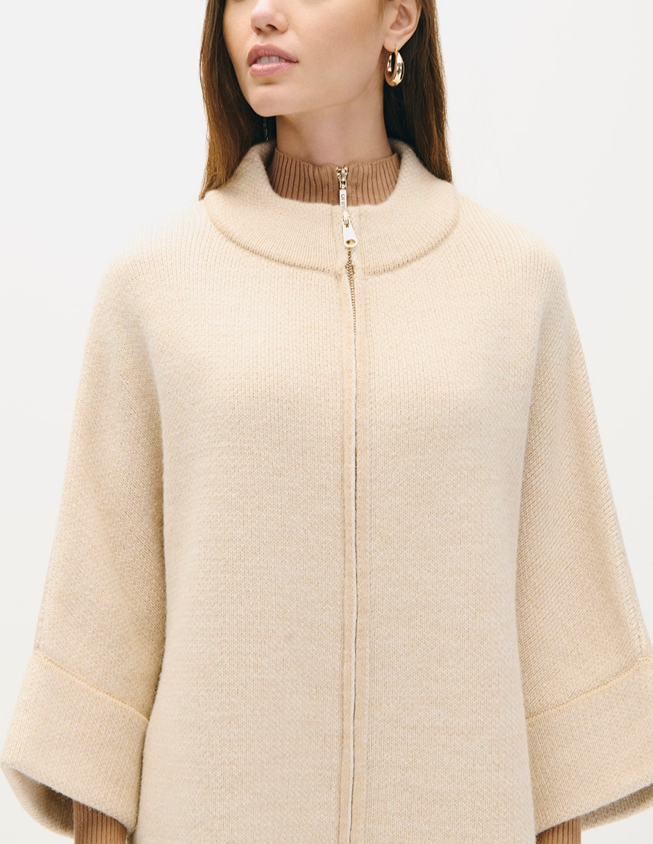 Suéter cuello alto para mujer