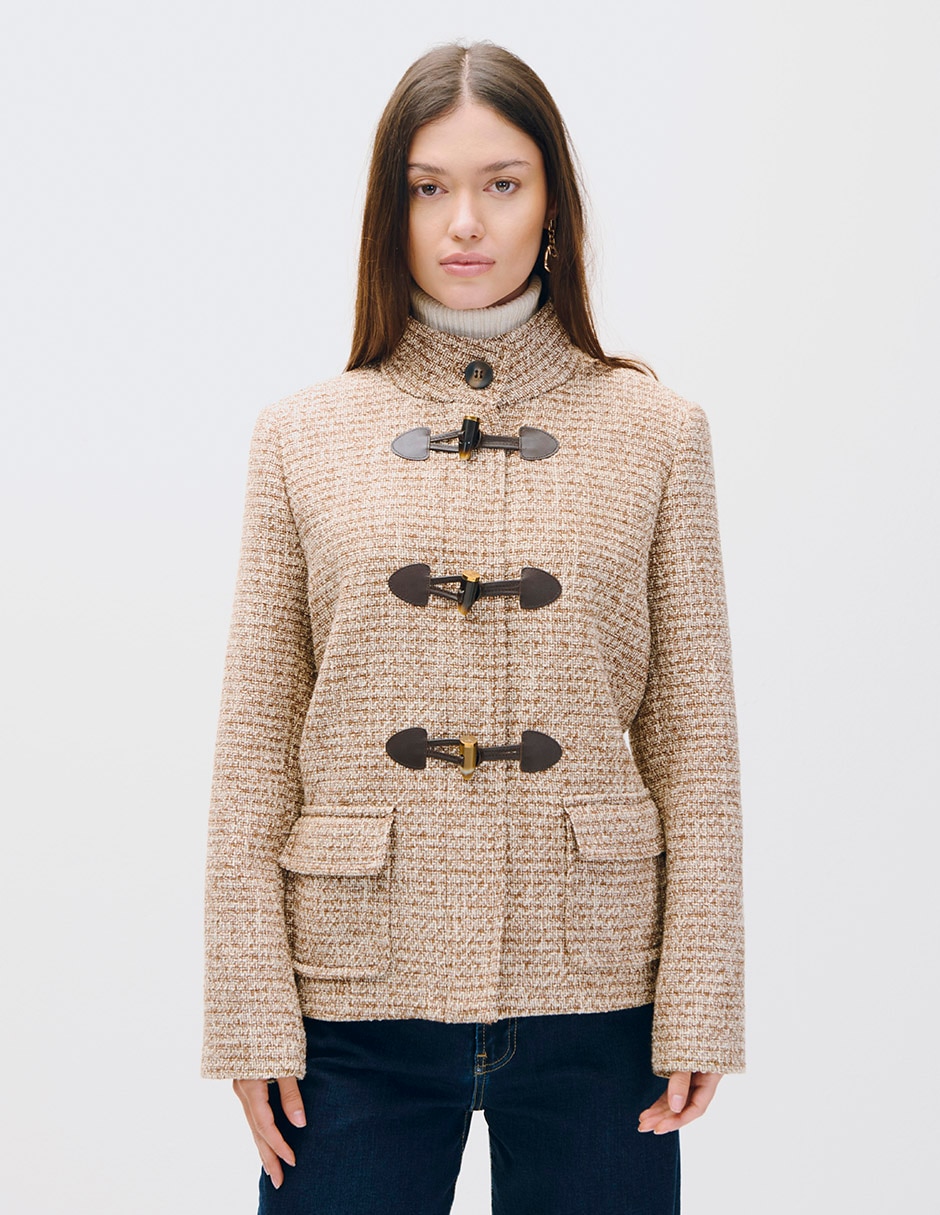 Chamarra casual koya de algodón para mujer Chamarra casual koya de algodón para mujer
