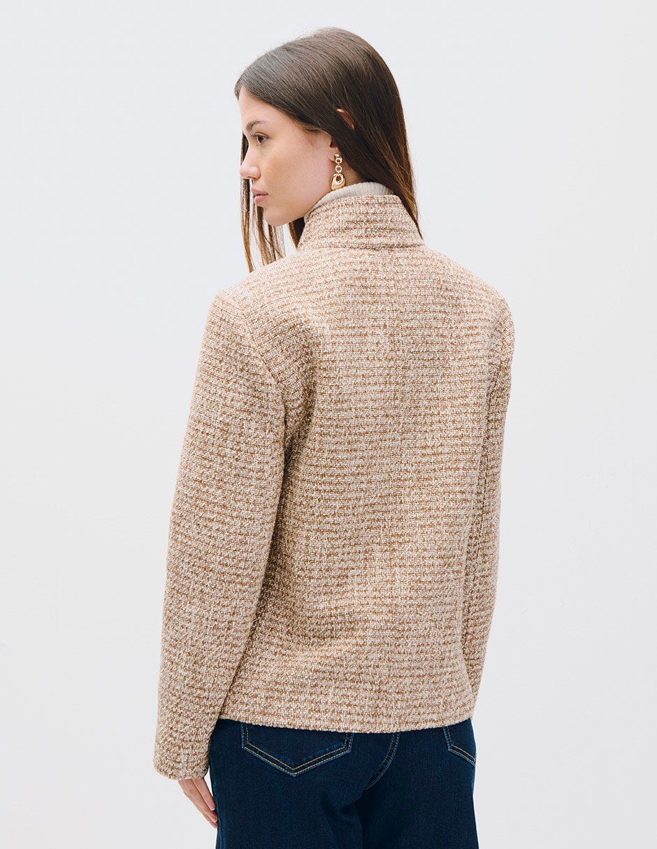 Chamarra casual koya de algodón para mujer 3