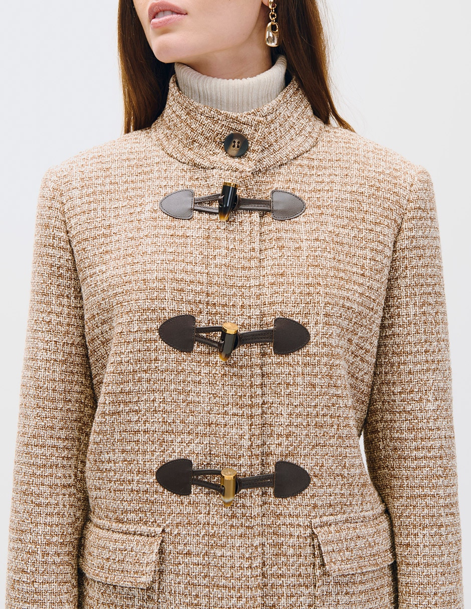 Chamarra casual koya de algodón para mujer 2