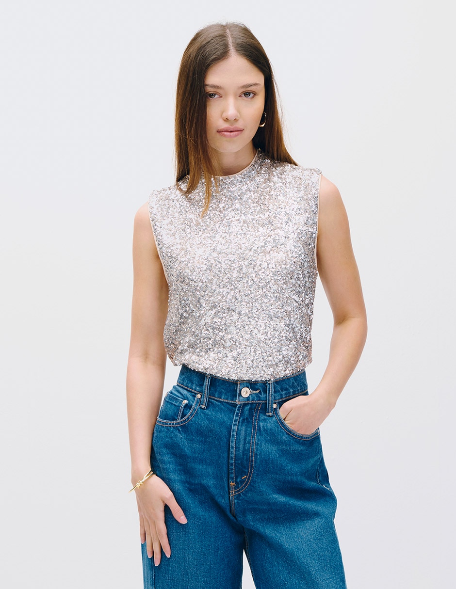 Blusa koya sin manga para mujer Blusa koya sin manga para mujer