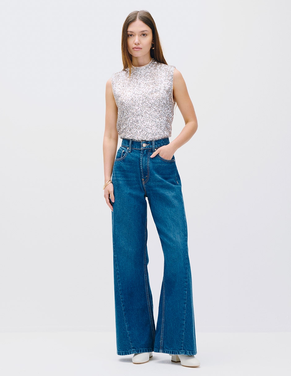 Blusa koya sin manga para mujer 2