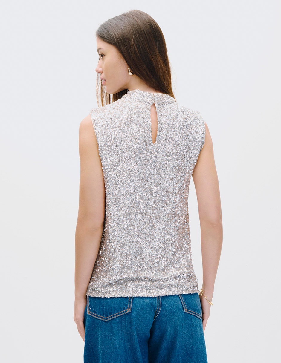 Blusa koya sin manga para mujer 3