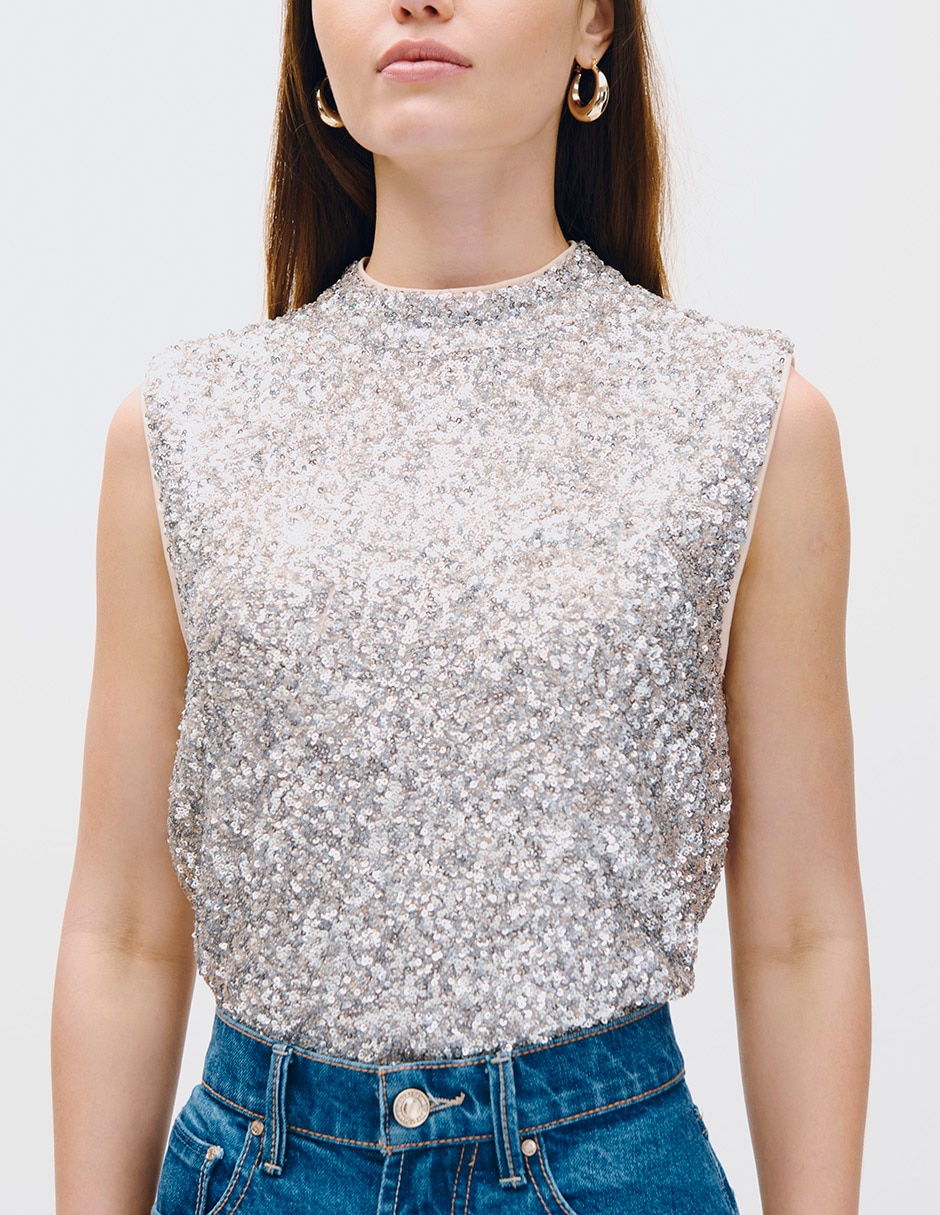 Blusa koya sin manga para mujer 4