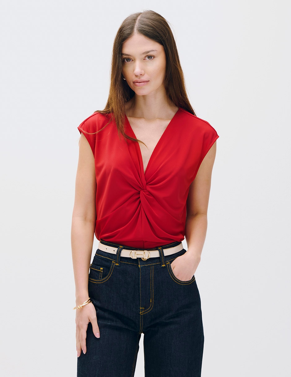 Blusa koya sin manga para mujer Blusa koya sin manga para mujer