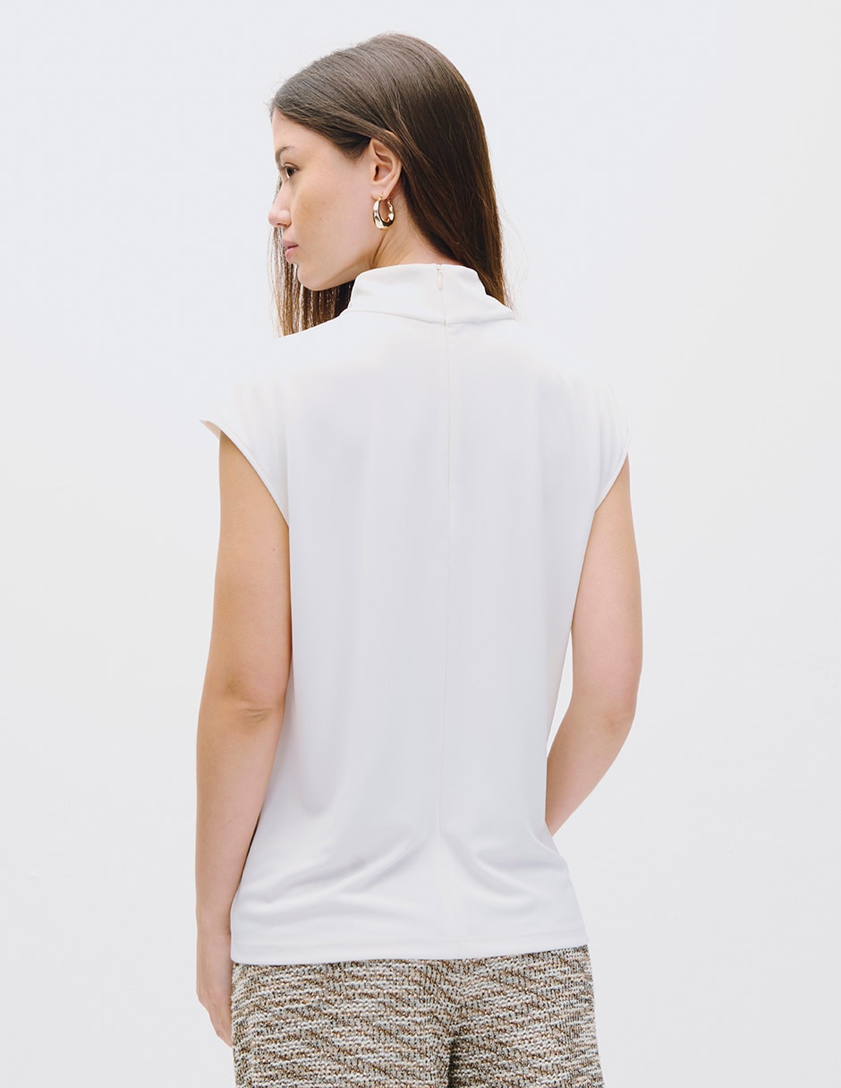 Blusa koya sin manga para mujer 3
