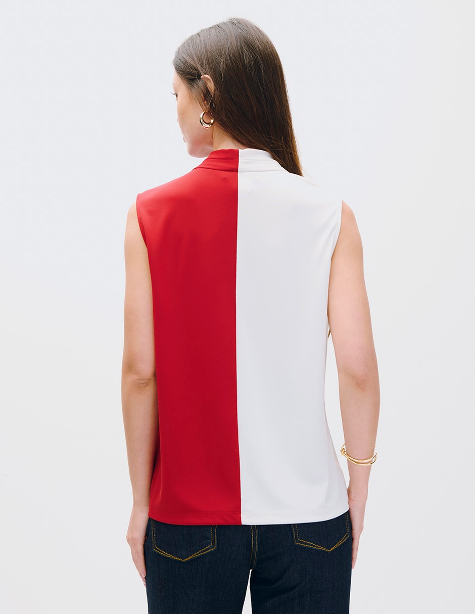 Blusa koya sin manga para mujer 3