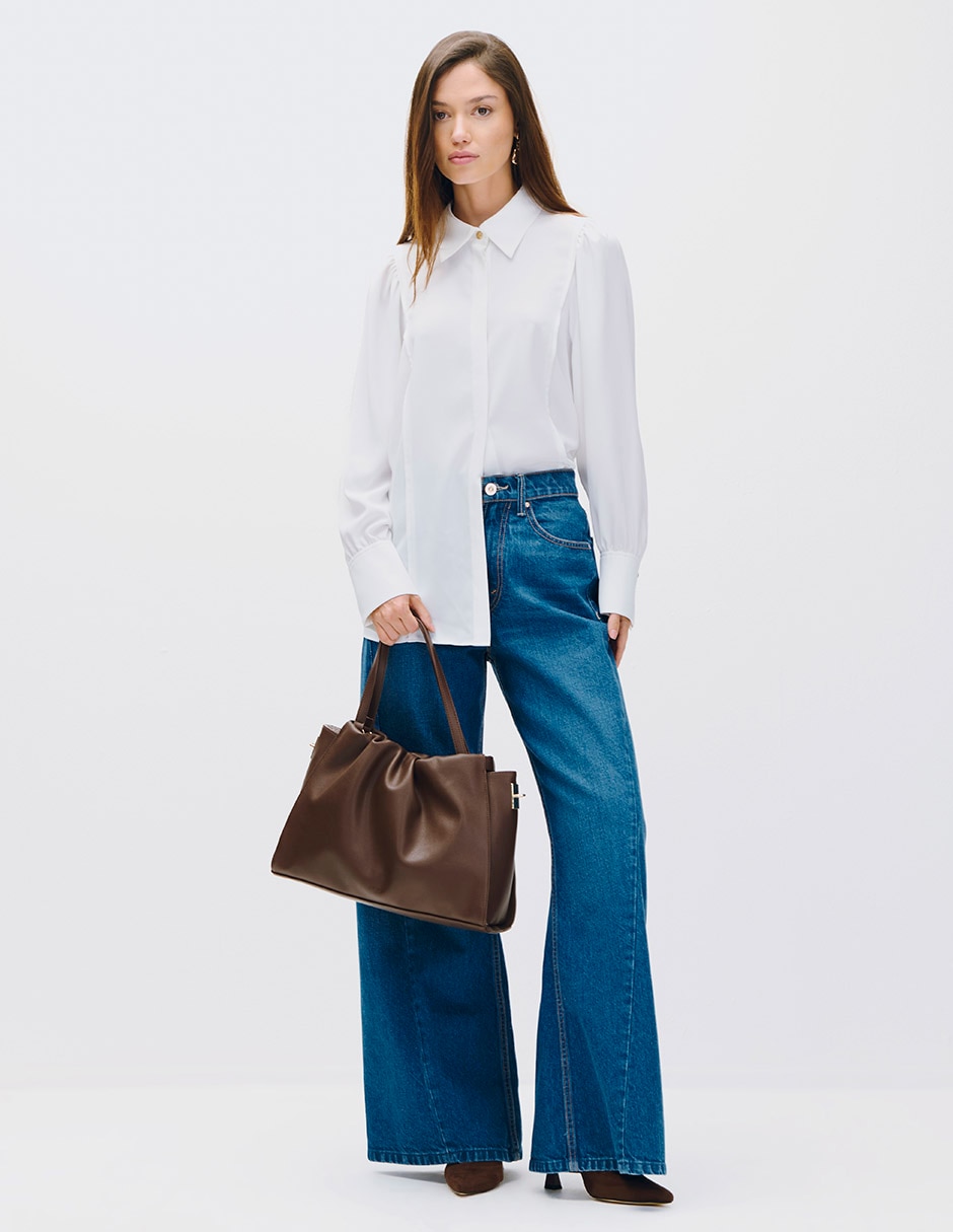 Blusa camisera koya manga larga para mujer 4