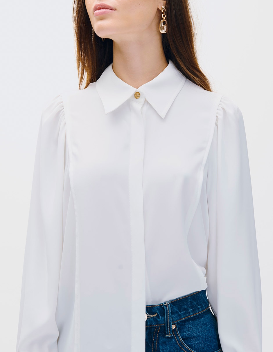 Blusa camisera koya manga larga para mujer 2