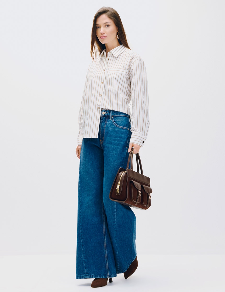 Blusa camisera koya manga larga para mujer 4
