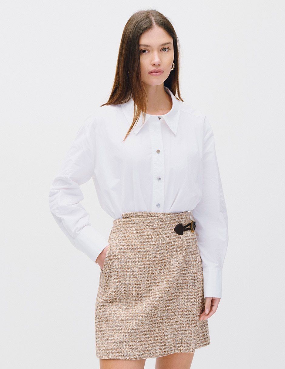 Blusa koya manga larga para mujer